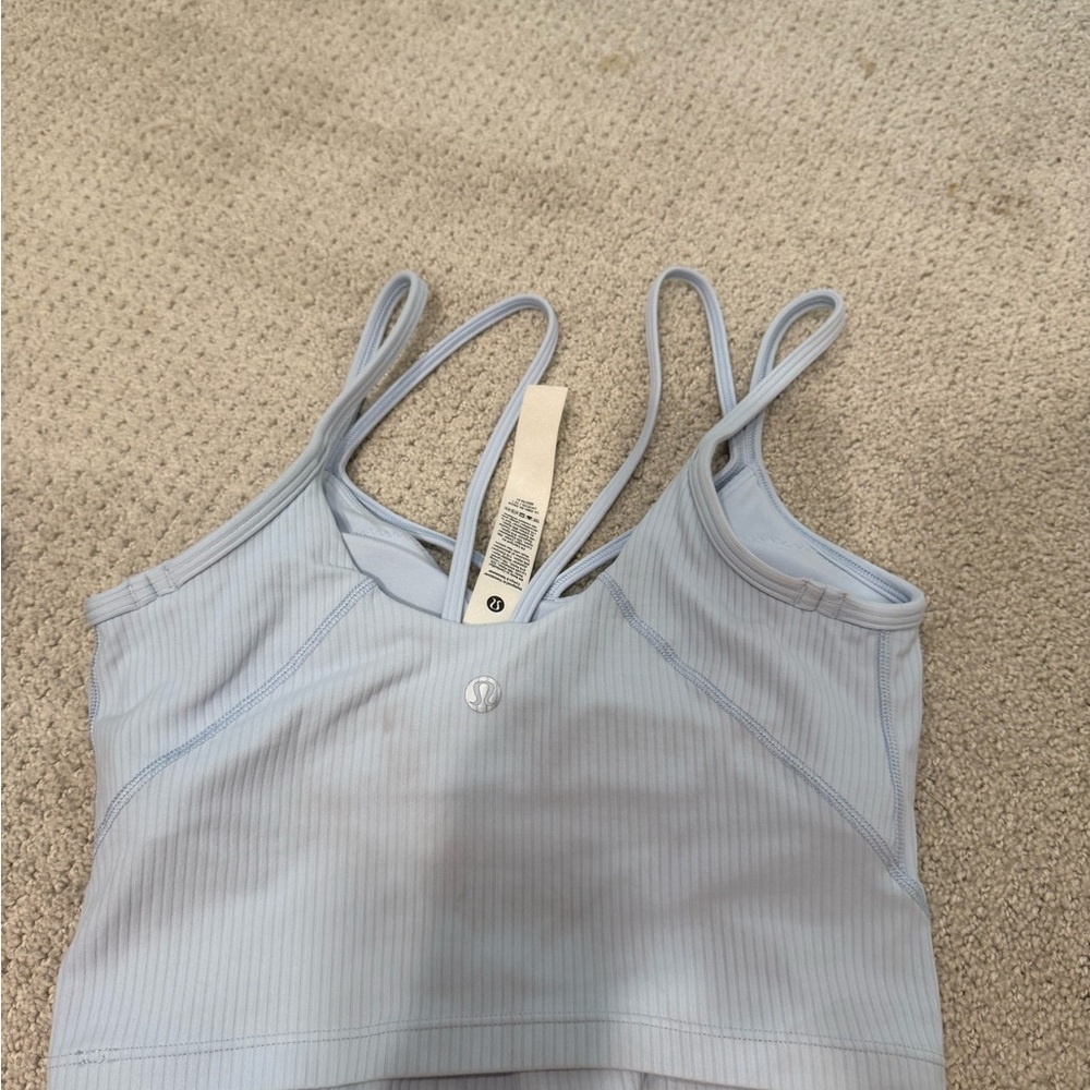 lululemon athletica Light Blue Tank Top
